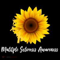 Multiple Sclerosis Awareness Sunflower Backpack thumb 2