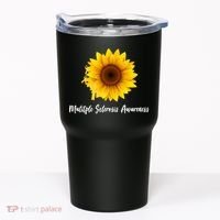 Multiple Sclerosis Awareness Sunflower Tumbler thumb 0