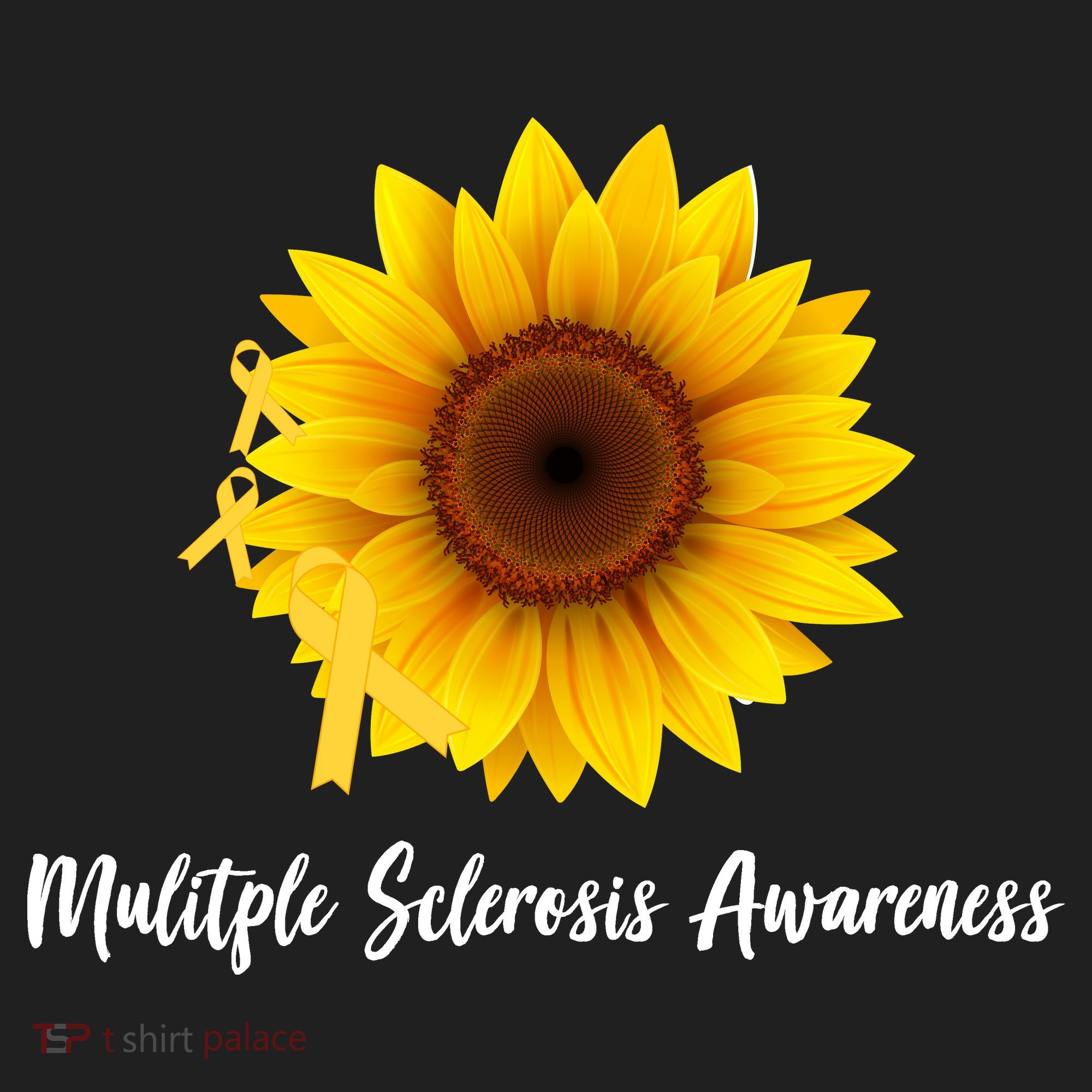 Multiple Sclerosis Awareness Sunflower Tumbler