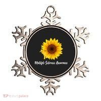 Multiple Sclerosis Awareness Sunflower Ornament thumb 0