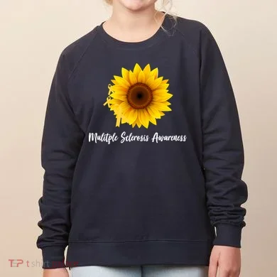 Multiple Sclerosis Awareness Sunflower Women's Sweatshirt
