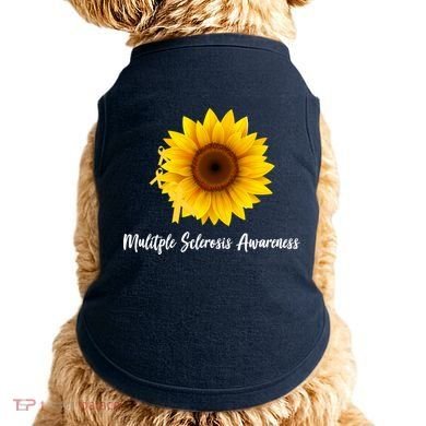 Multiple Sclerosis Awareness Sunflower Doggie Tank