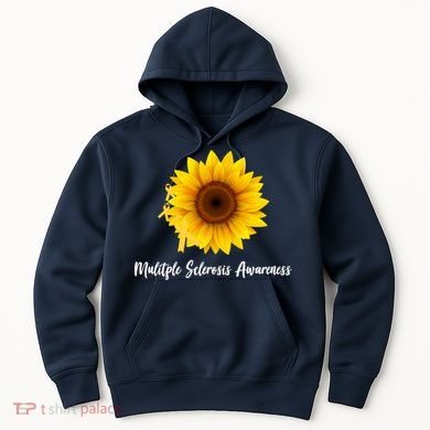 Multiple Sclerosis Awareness Sunflower Hoodie