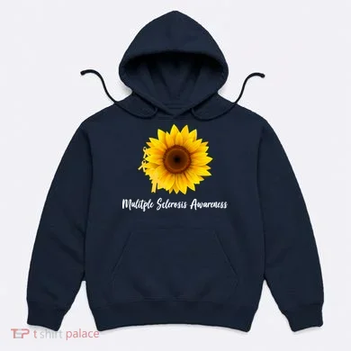 Multiple Sclerosis Awareness Sunflower Hoodie