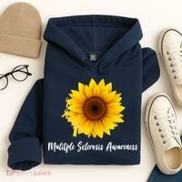 Multiple Sclerosis Awareness Sunflower Hoodie thumb 4