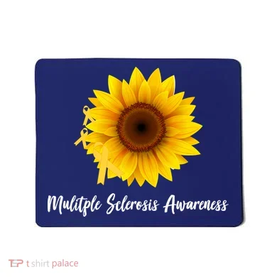 Multiple Sclerosis Awareness Sunflower Mousepad