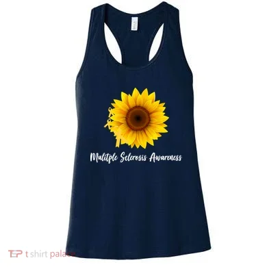 Multiple Sclerosis Awareness Sunflower Women's Tank Top