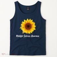 Multiple Sclerosis Awareness Sunflower Tank Top thumb 2