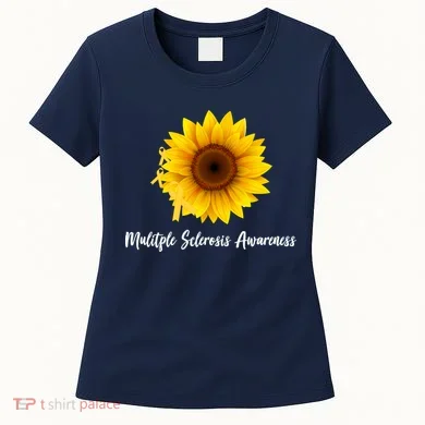 Multiple Sclerosis Awareness Sunflower Women's T-Shirt