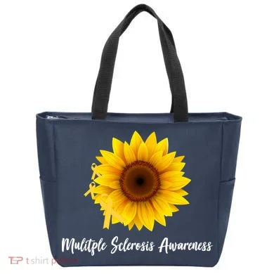 Multiple Sclerosis Awareness Sunflower Tote Bag