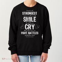 Multiple Sclerosis MS Awareness Fight Battles Quote  Women's Sweatshirt thumb 0