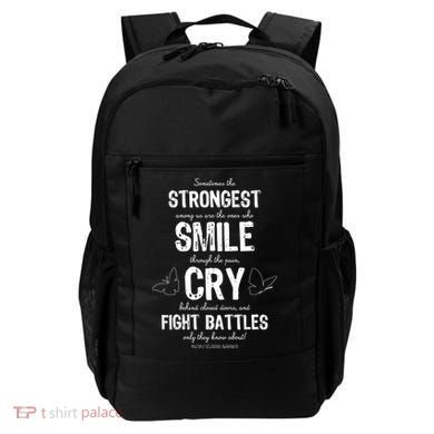Multiple Sclerosis MS Awareness Fight Battles Quote  Backpack