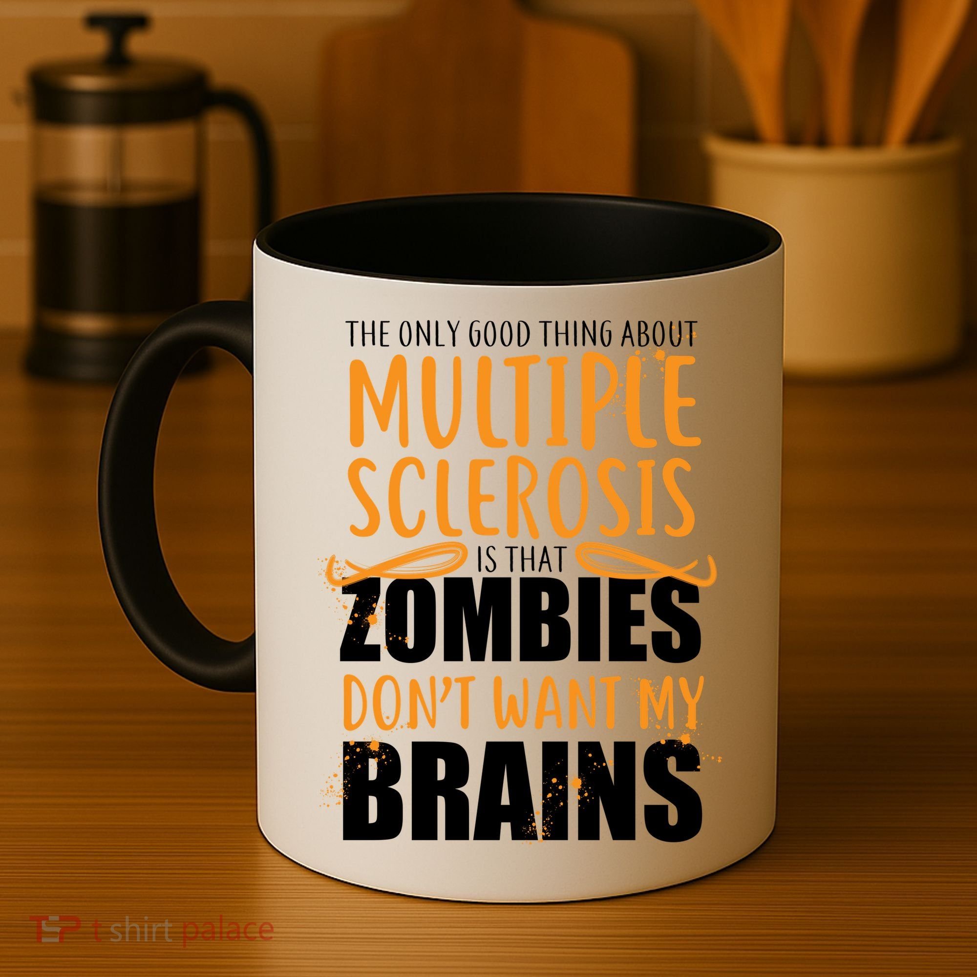 Multiple Sclerosis Zombie Don't Want My Brains Coffee Mug