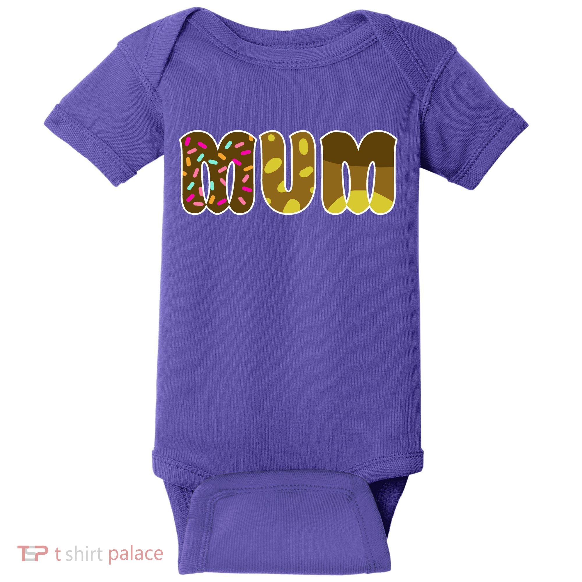 Mum Cute Cartoon Baby Bodysuit
