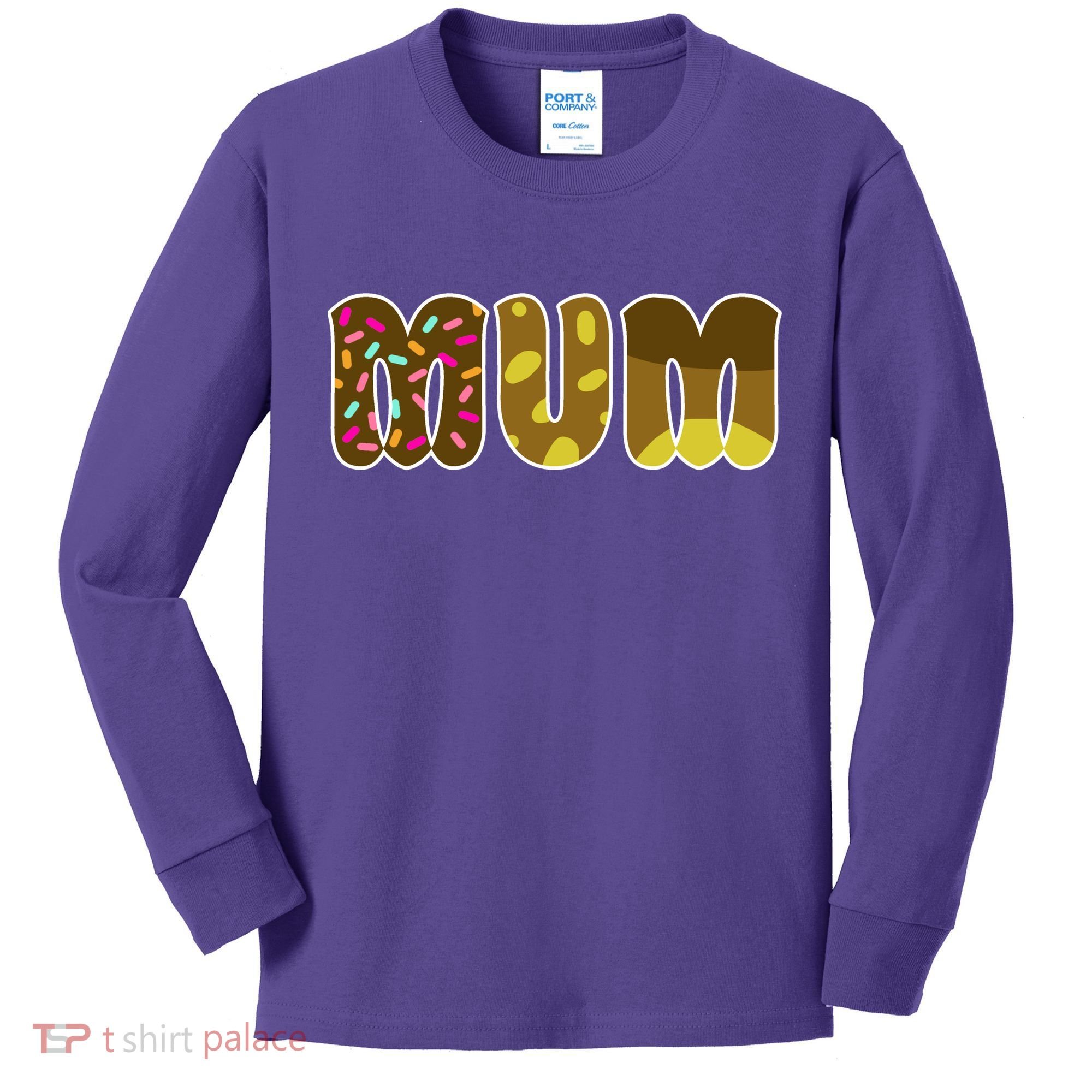 Mum Cute Cartoon Kids Long Sleeve Shirt