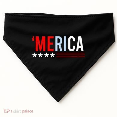 Merica Usa USA-Made Doggie Bandana