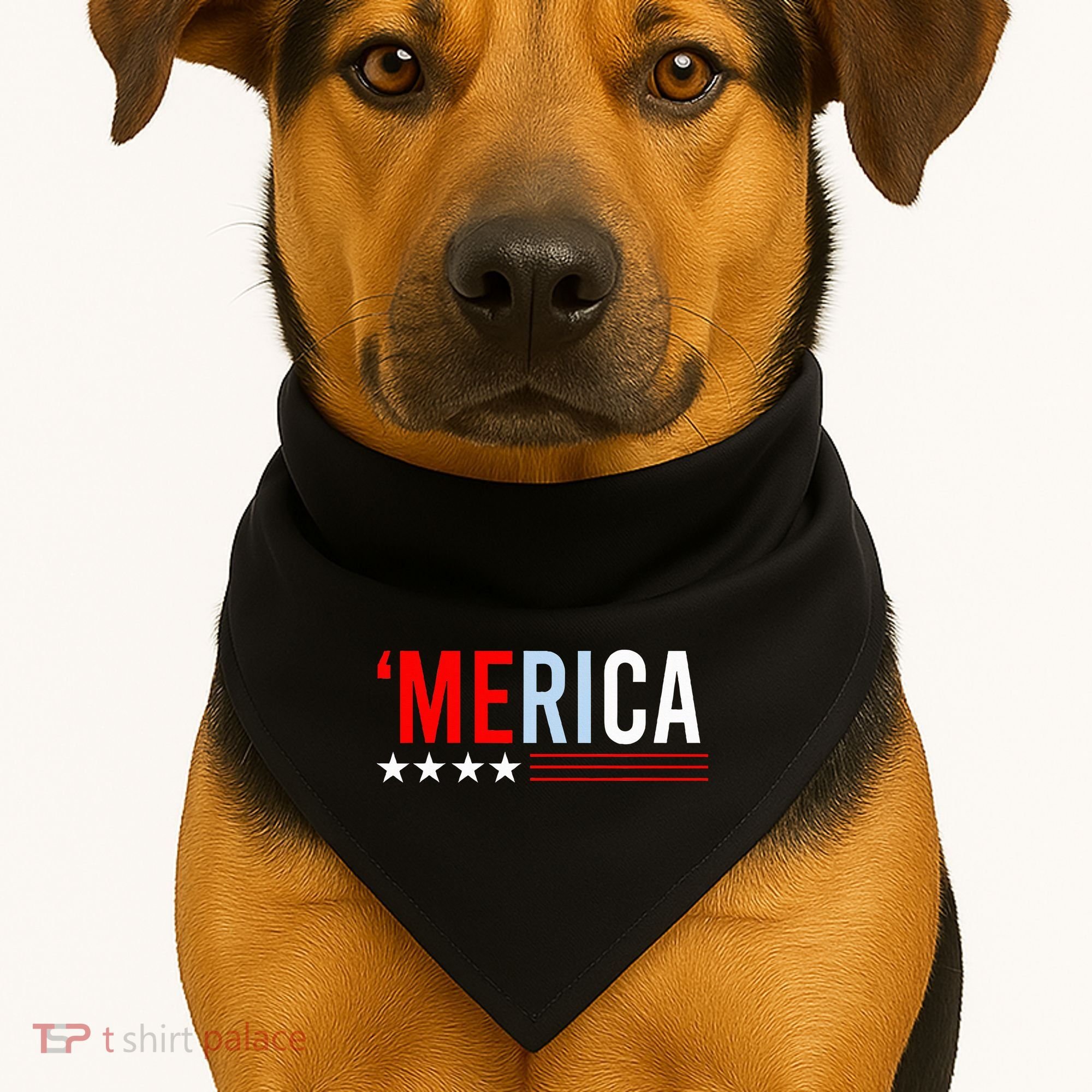 Merica Usa USA-Made Doggie Bandana