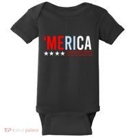 Merica Usa Baby Bodysuit thumb 0
