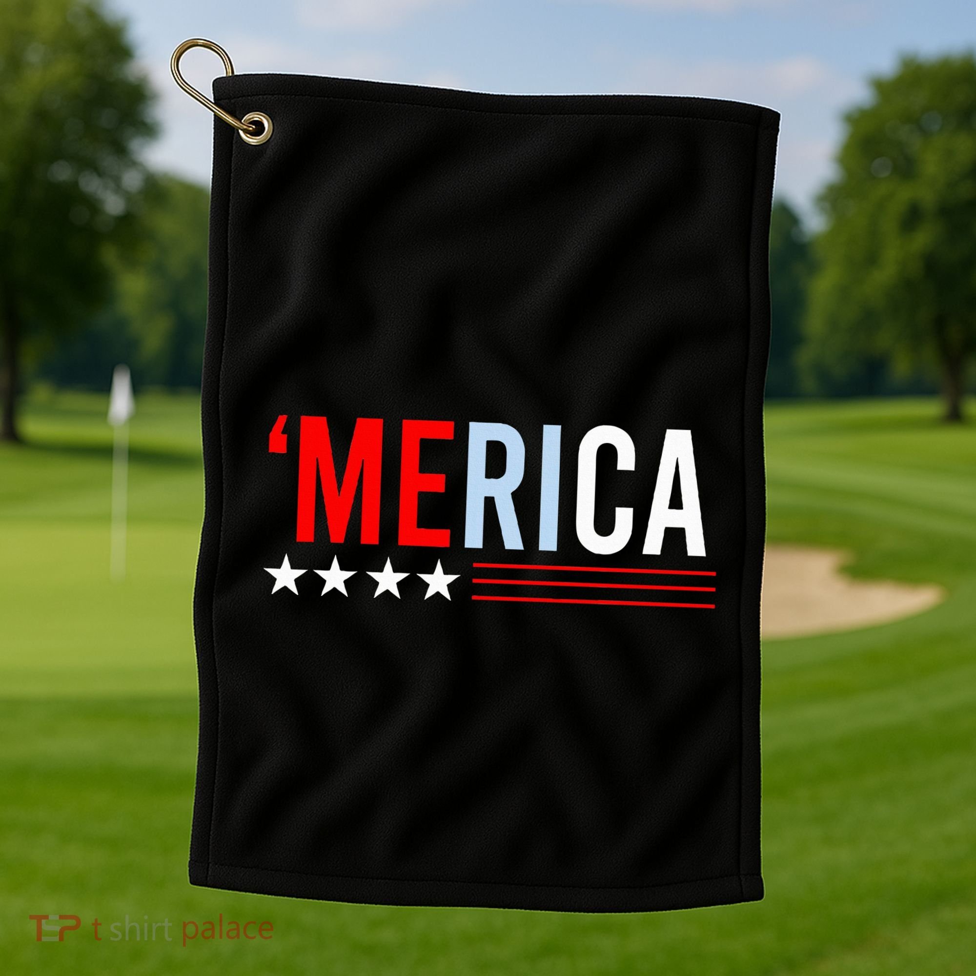 Merica Usa Golf Towel