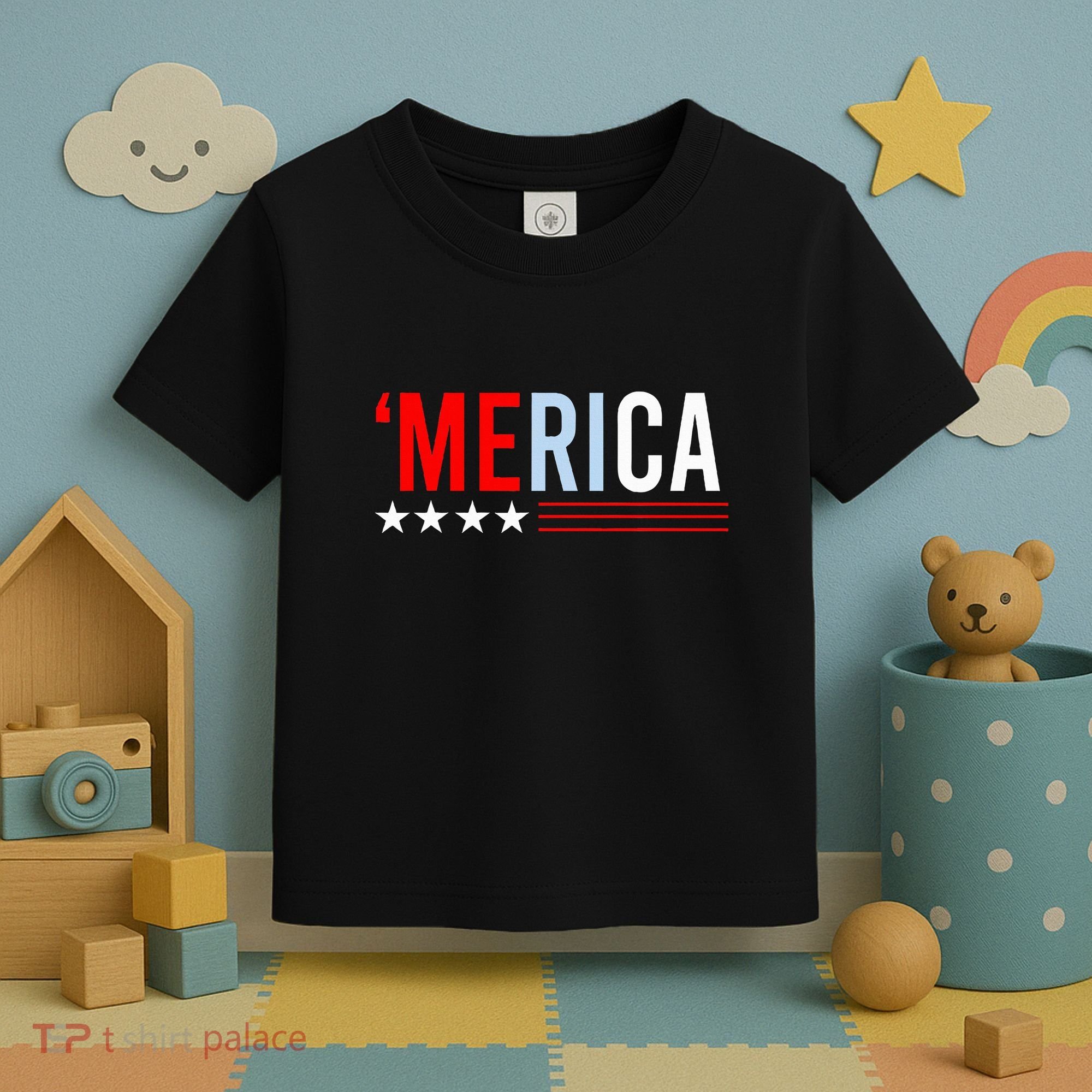 Merica Usa Toddler T-Shirt