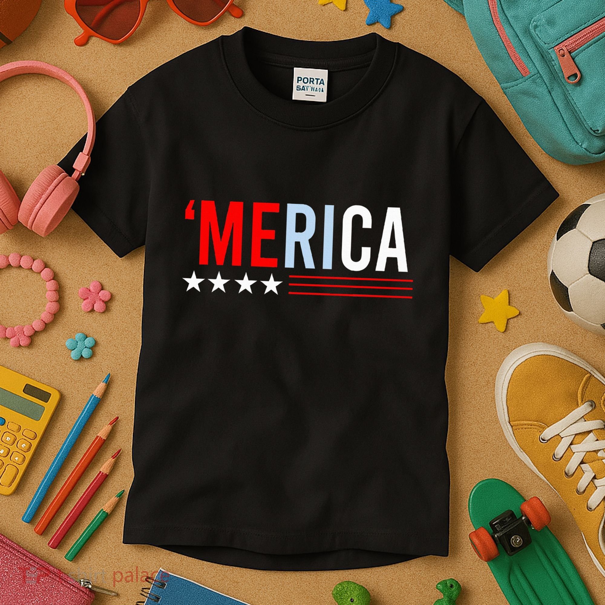 Merica Usa Kids T-Shirt