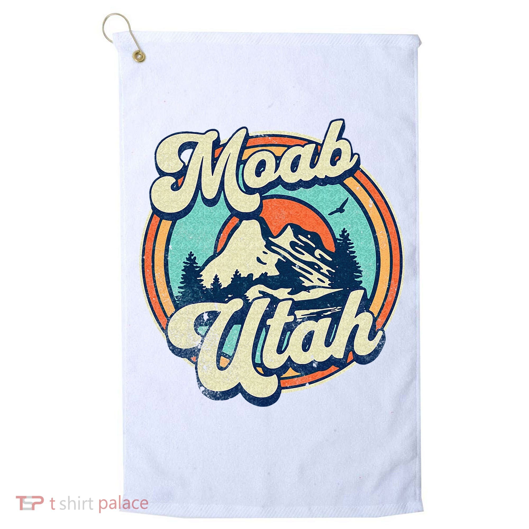 Moab Utah Golf Towel