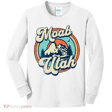 Moab Utah Kids Long Sleeve Shirt
