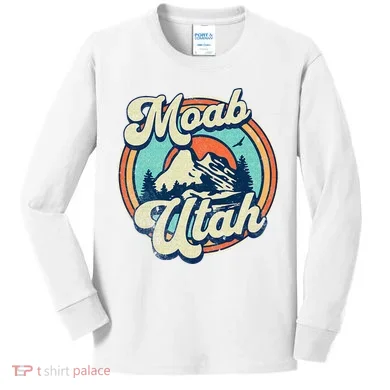 Moab Utah Kids Long Sleeve Shirt
