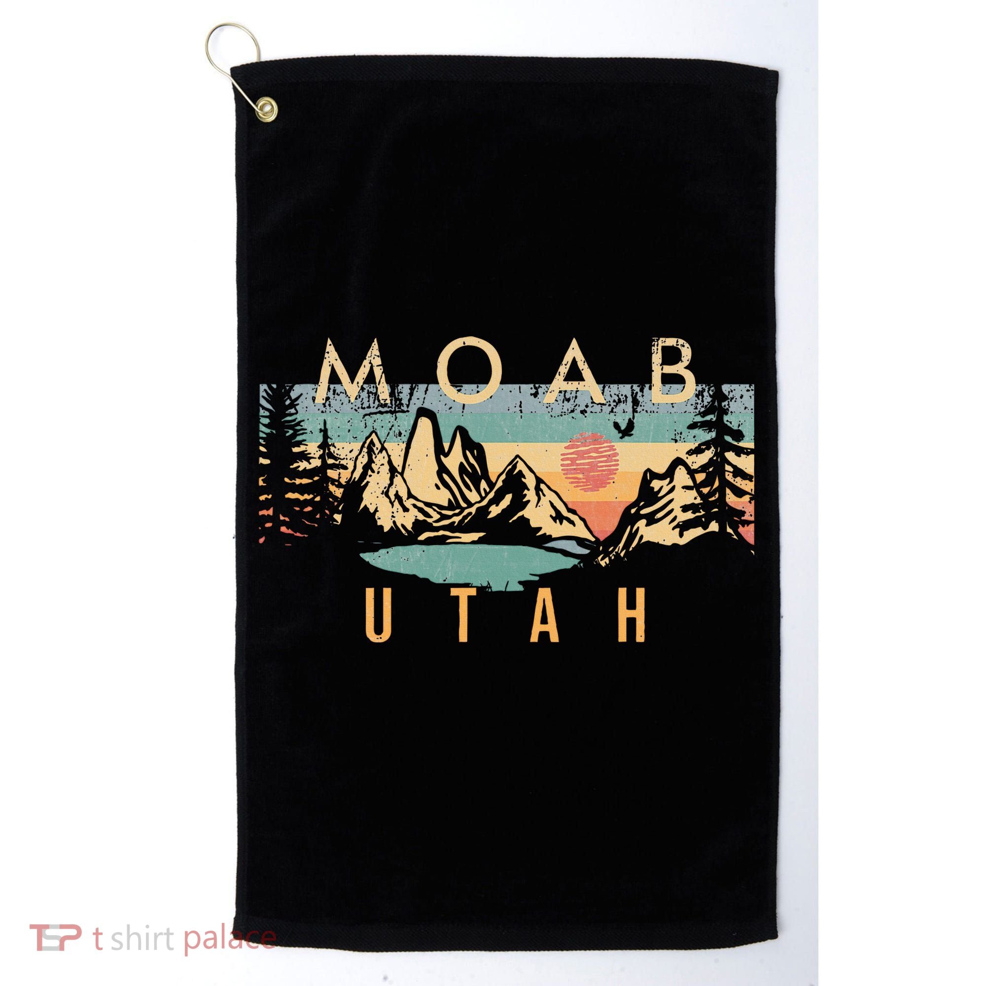 Moab Utah Golf Towel