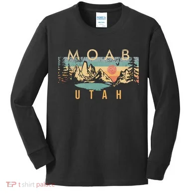 Moab Utah Kids Long Sleeve Shirt