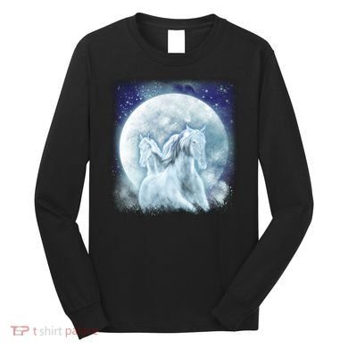 Mystic Unicorn Moon Long Sleeve Shirt