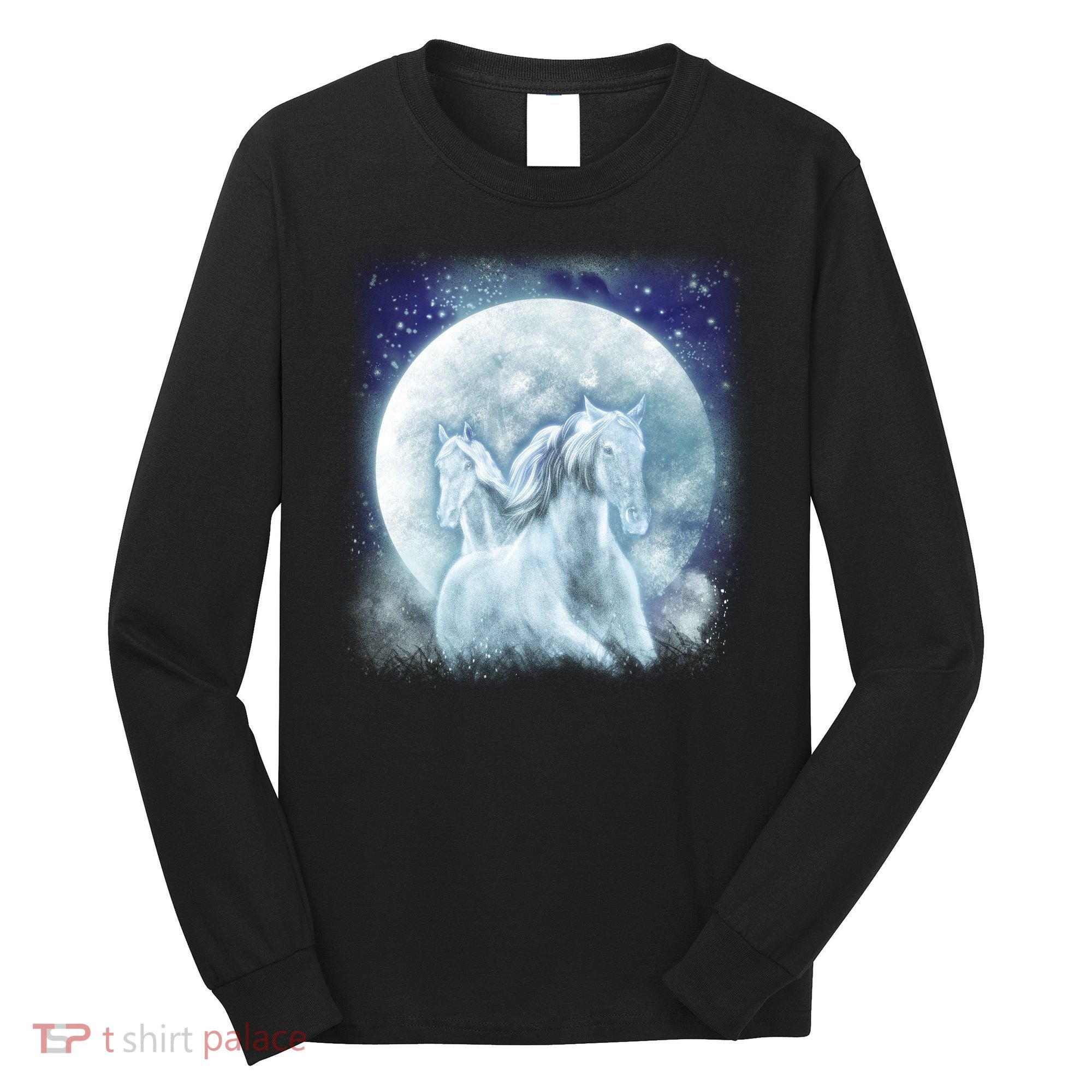 Mystic Unicorn Moon Long Sleeve Shirt