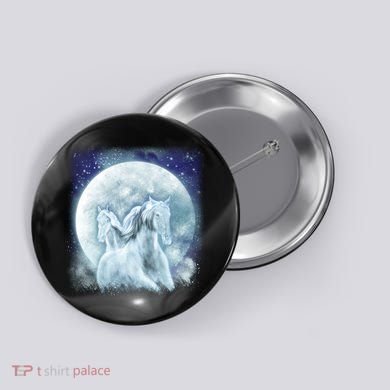 Mystic Unicorn Moon Button