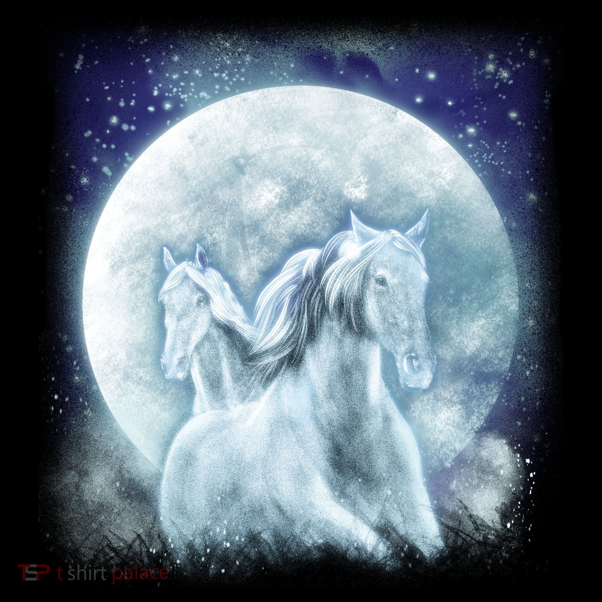 Mystic Unicorn Moon Coaster