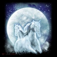 Mystic Unicorn Moon Mousepad thumb 1