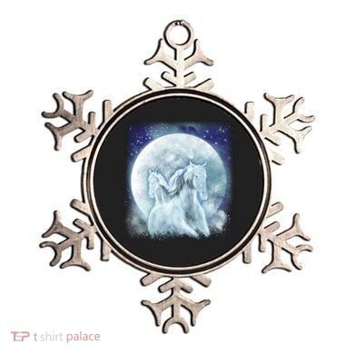Mystic Unicorn Moon Ornament