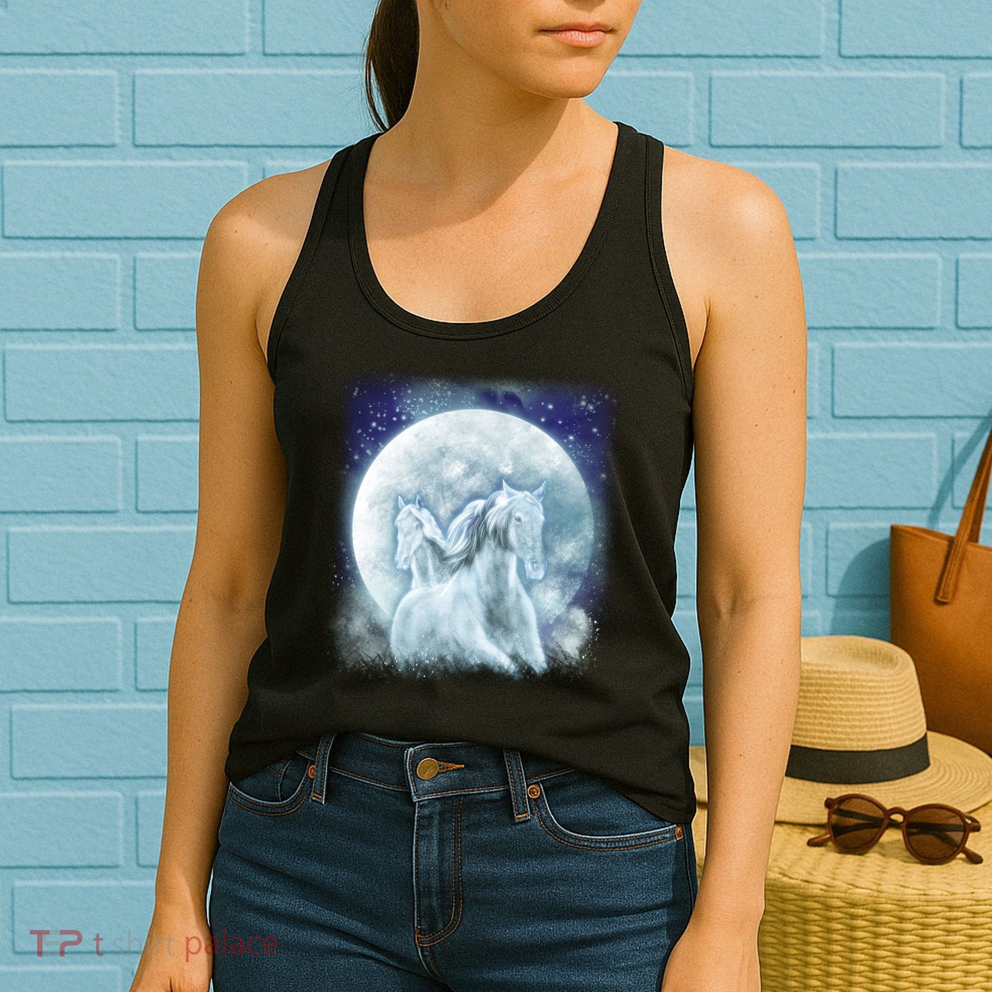 Mystic Unicorn Moon Women's Tank Top