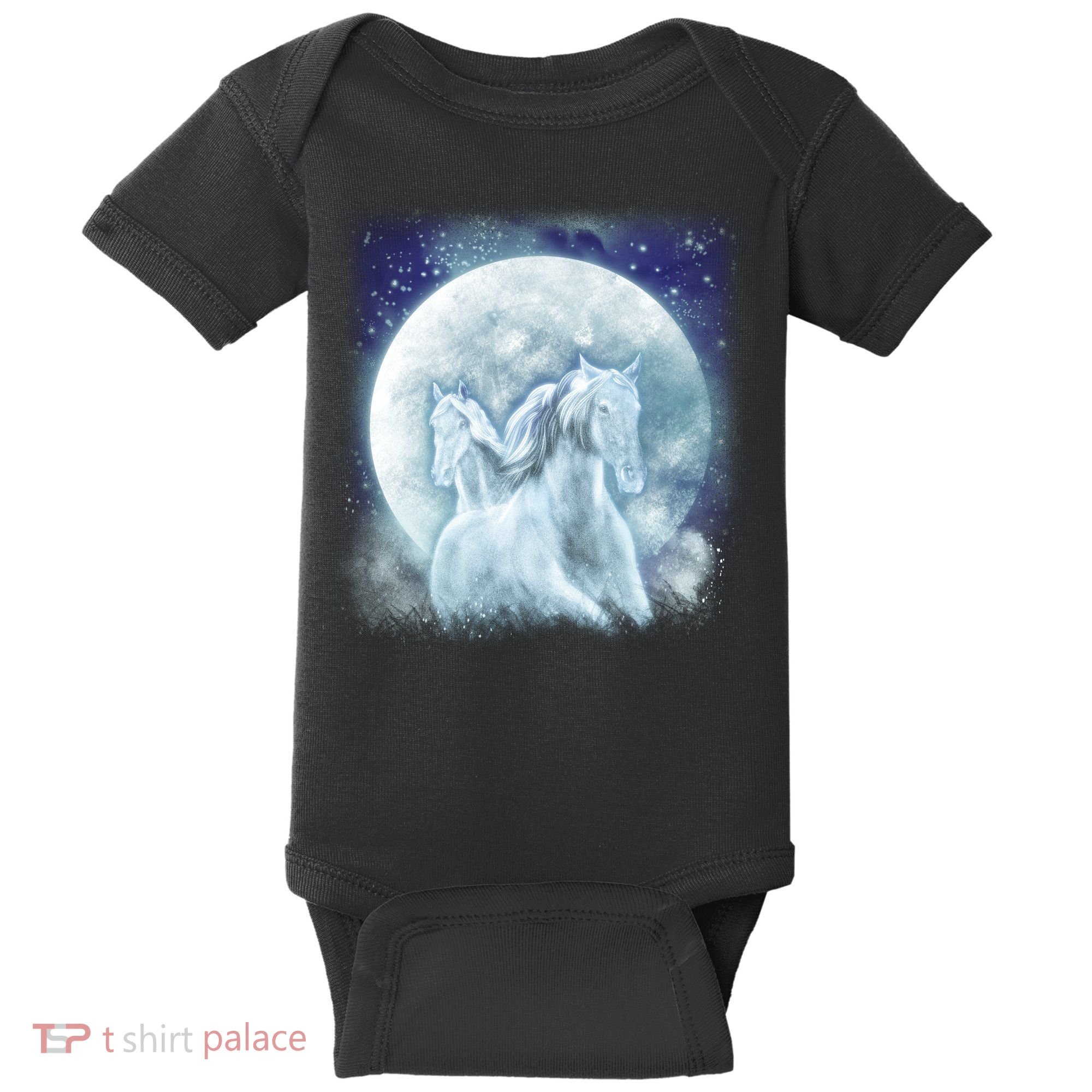 Mystic Unicorn Moon Baby Bodysuit