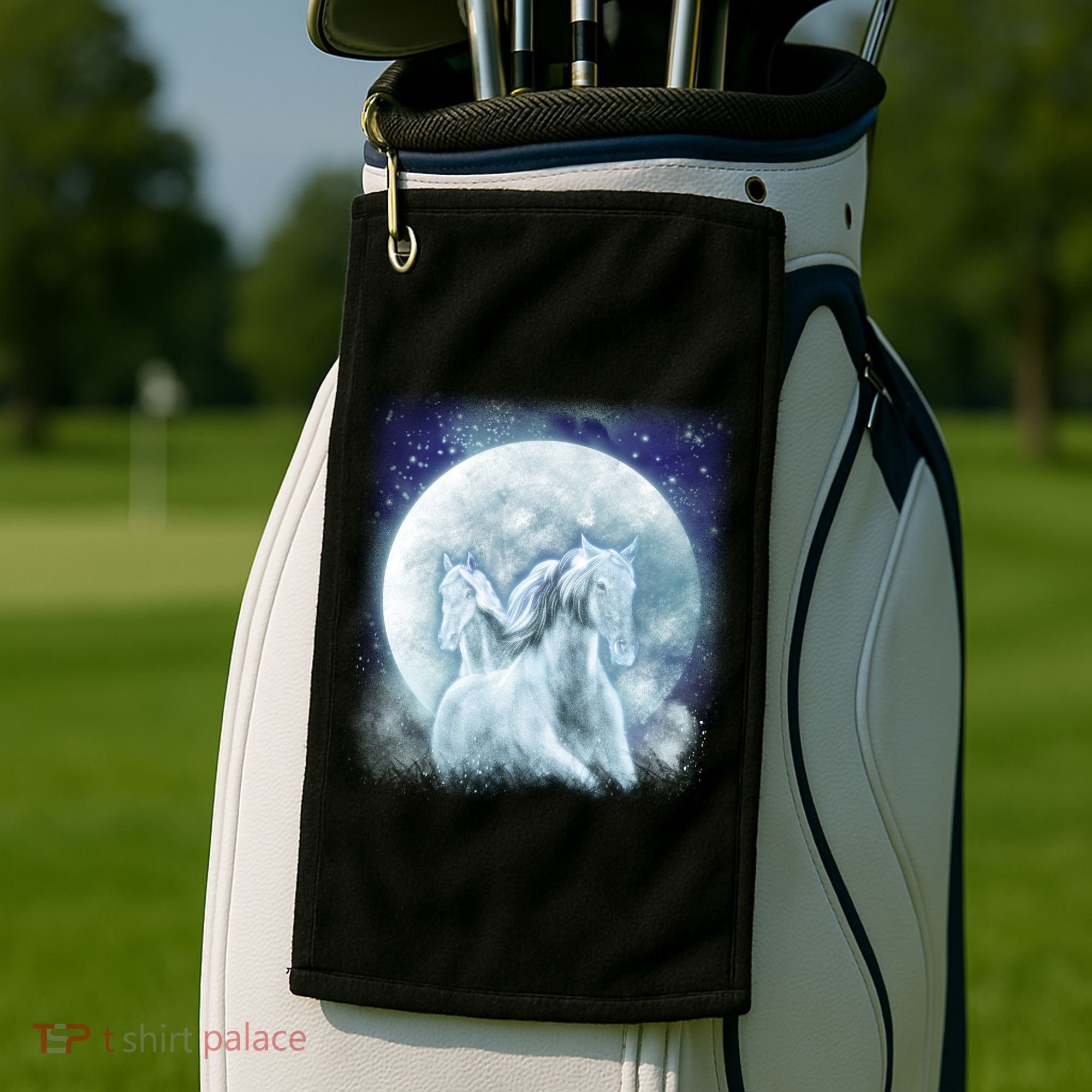 Mystic Unicorn Moon Golf Towel