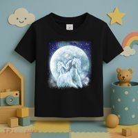 Mystic Unicorn Moon Toddler T-Shirt thumb 3