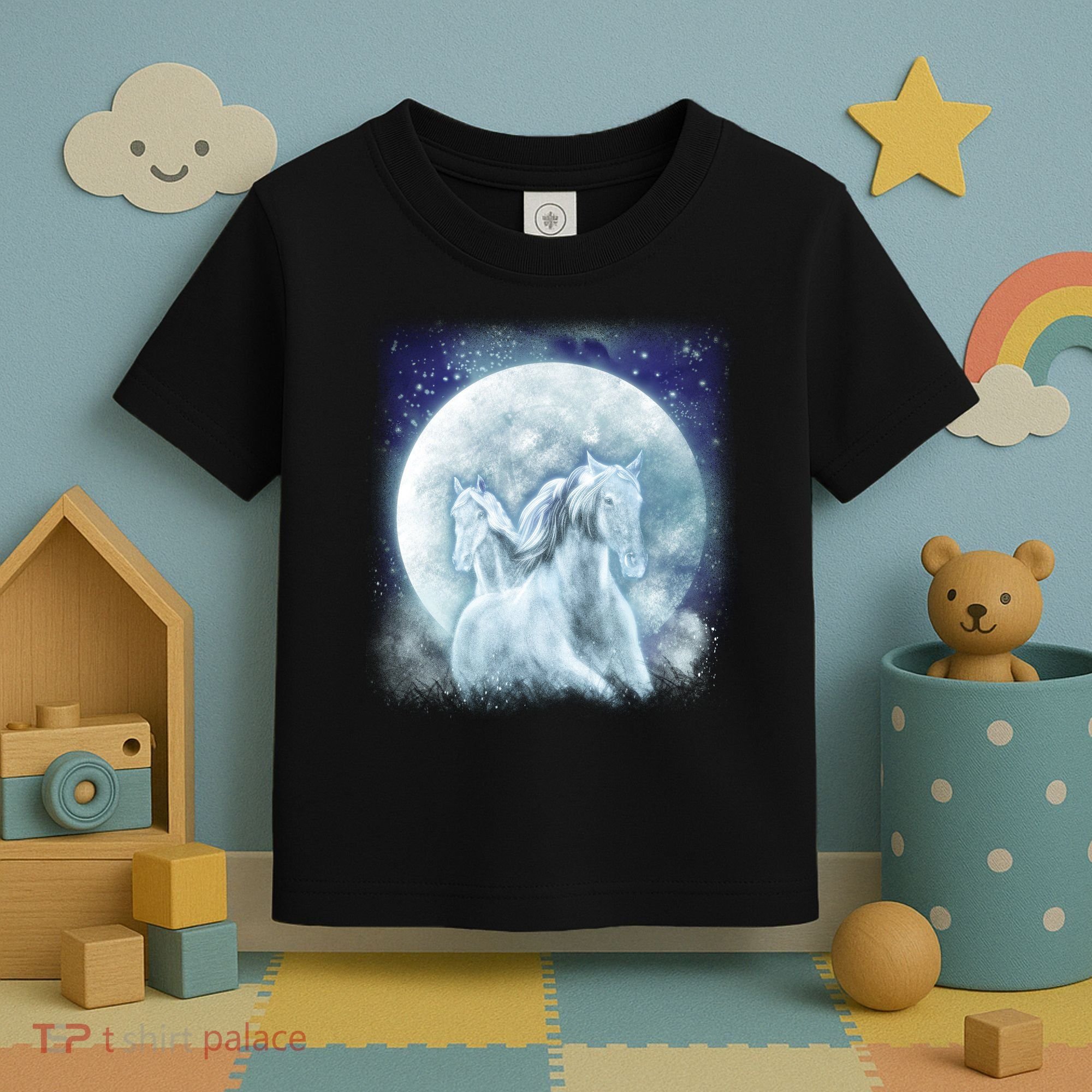 Mystic Unicorn Moon Toddler T-Shirt