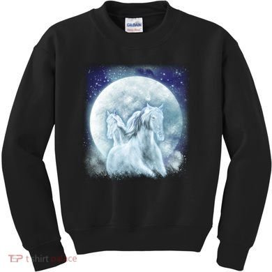 Mystic Unicorn Moon Kids Sweatshirt