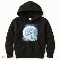 Mystic Unicorn Moon Kids Hoodie thumb 0