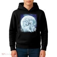 Mystic Unicorn Moon Kids Hoodie thumb 4