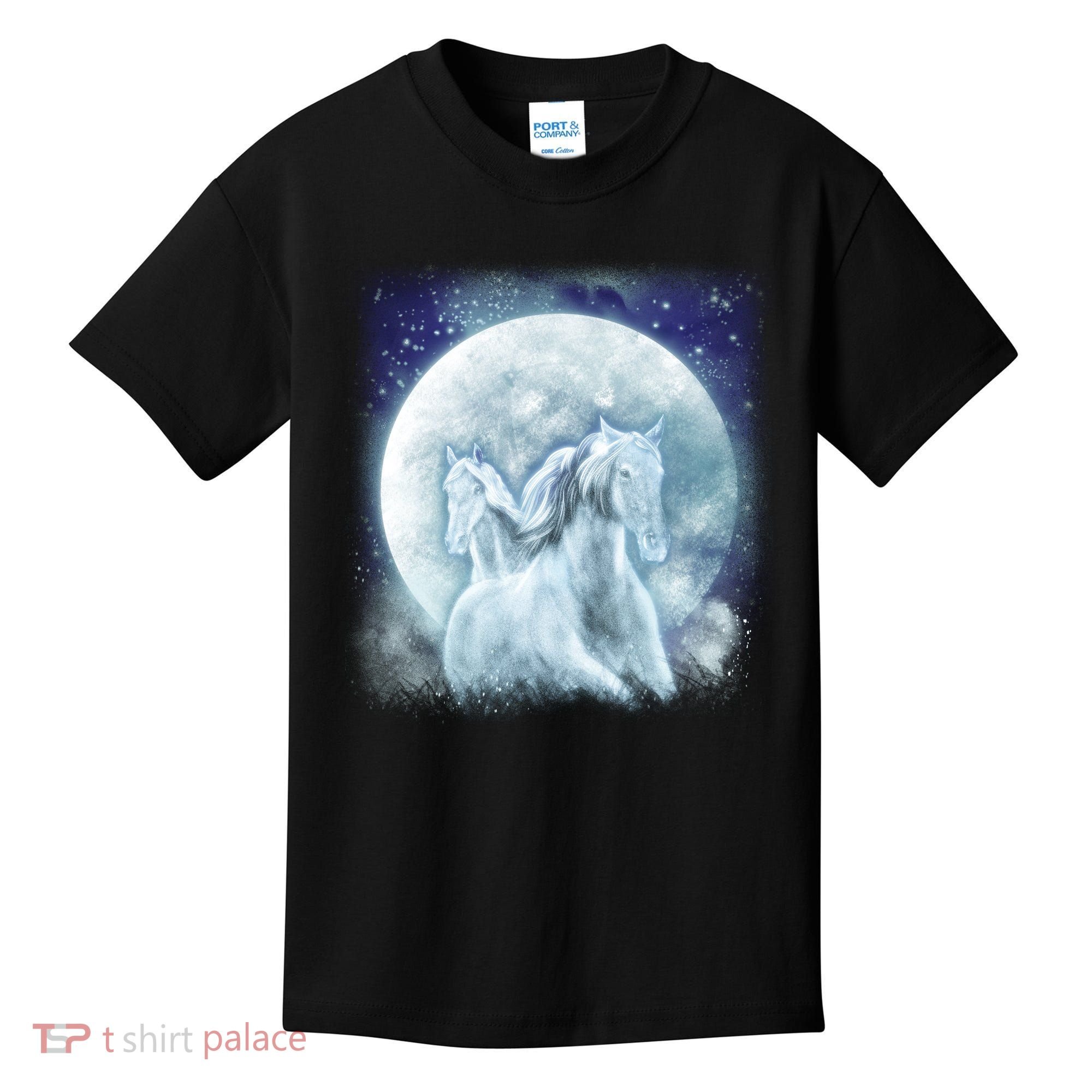Mystic Unicorn Moon Kids T-Shirt