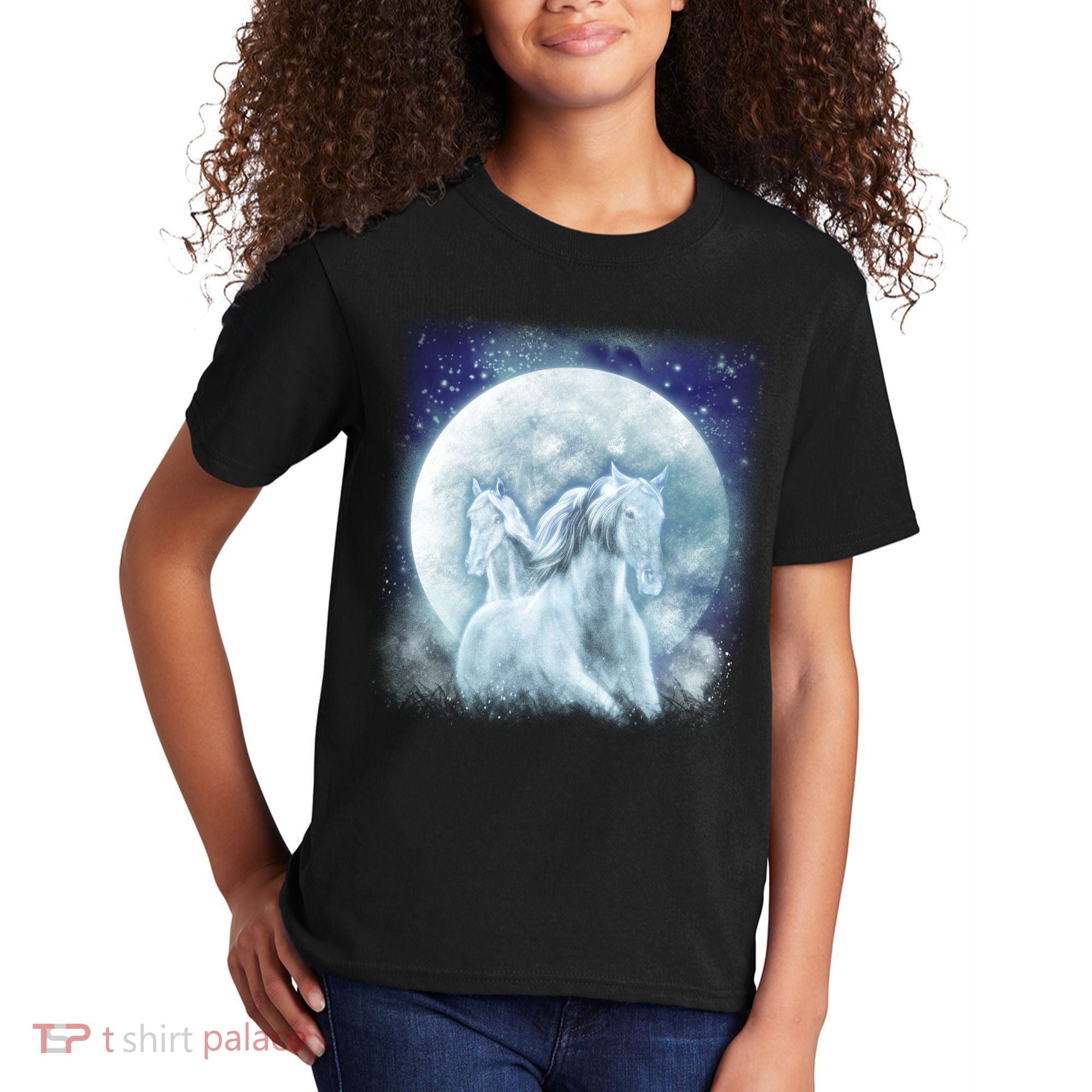 Mystic Unicorn Moon Kids T-Shirt