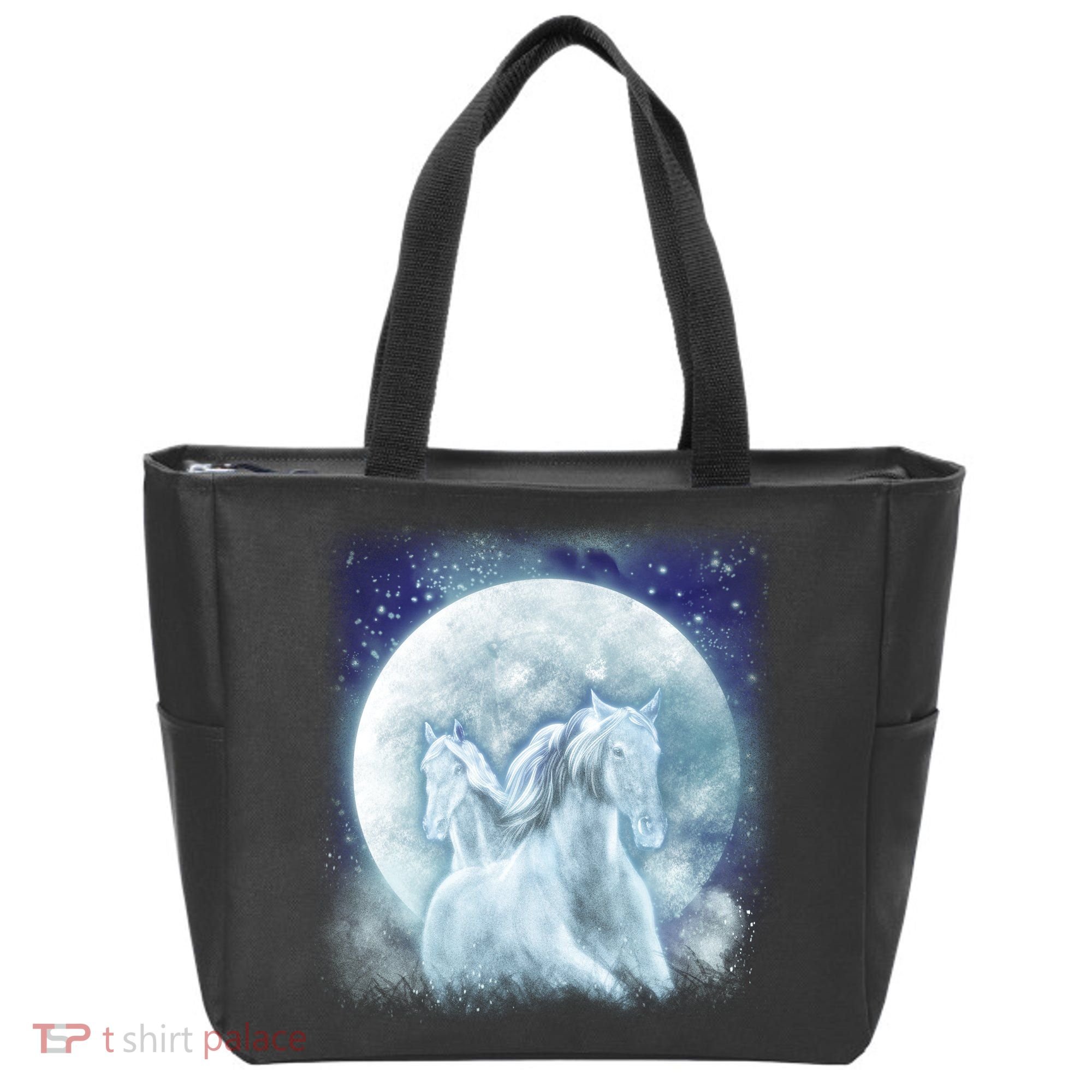 Mystic Unicorn Moon Tote Bag
