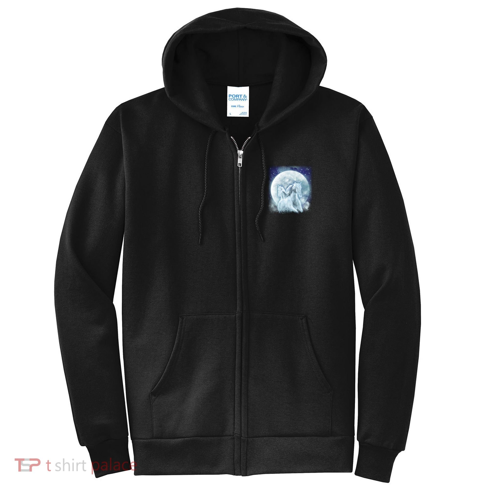 Mystic Unicorn Moon Full Zip Hoodie