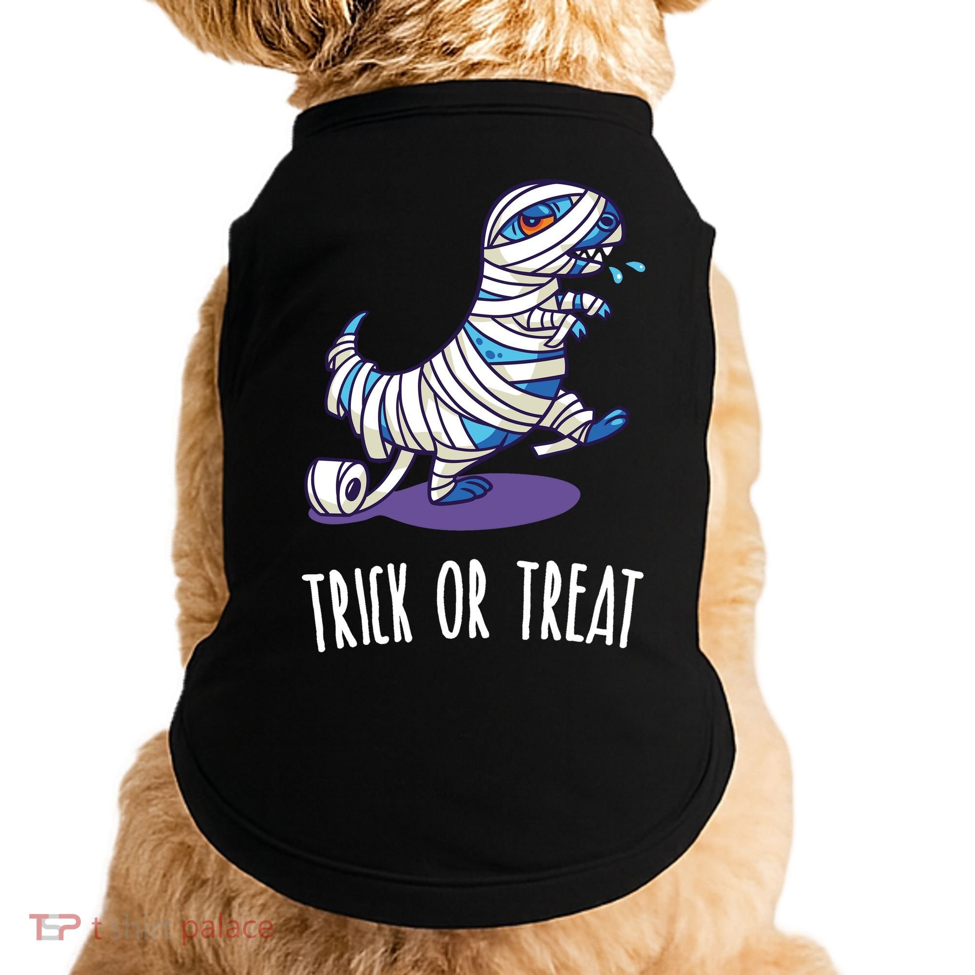 Mummy Dinosaur Doggie Tank