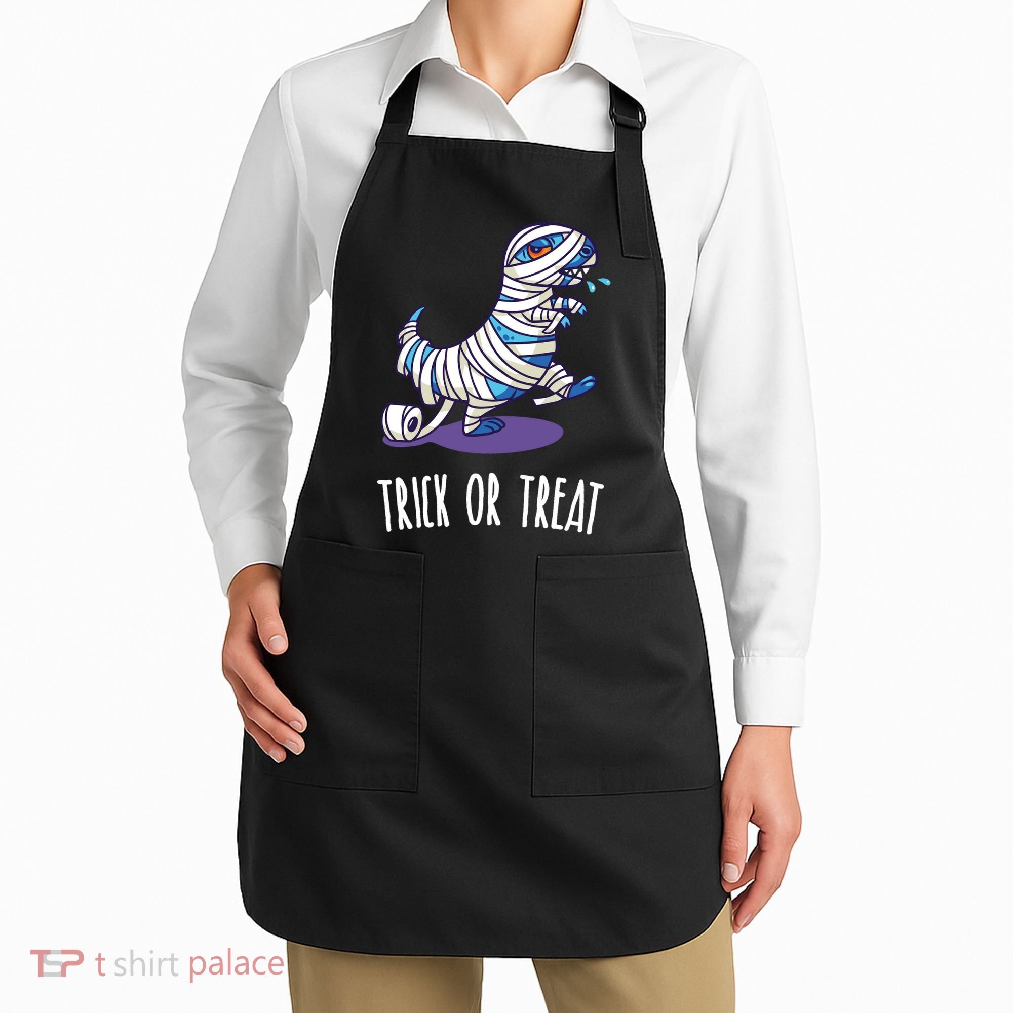 Mummy Dinosaur Apron